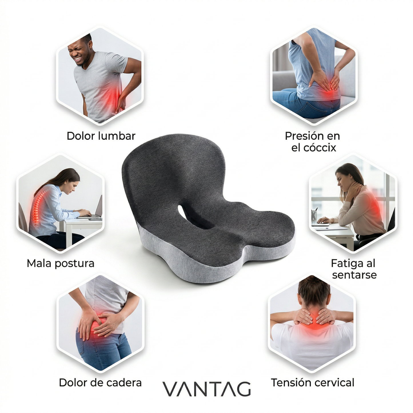 Cojín Lumbar Vantag™ Pro